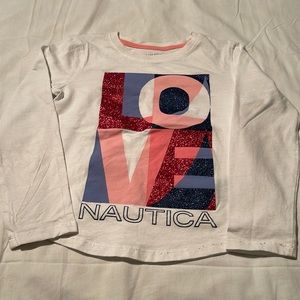 NAUTICA girls long sleeve top